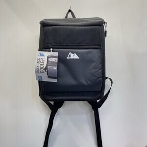 Arctic Zone 18 Can Backpack Cooler Insulated Black Padded Straps NWT